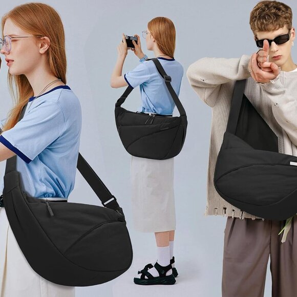 Large Lightweight Crossbody Bag for Men & Women – Versatile Daily Companion - Picture 7 of 7